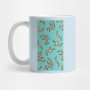 Aesthetic blue flame Mug